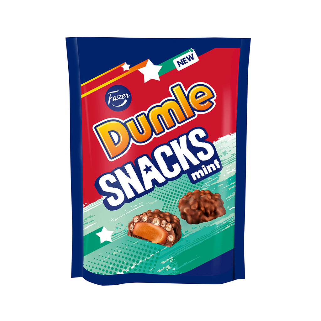 Dumle Snacks Mint godispåse 100g - Fazer Store