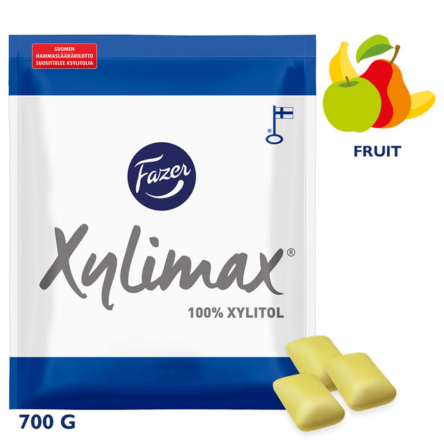 Xylimax Frukt Helxylitol Tuggummi 700 g - Fazer Store