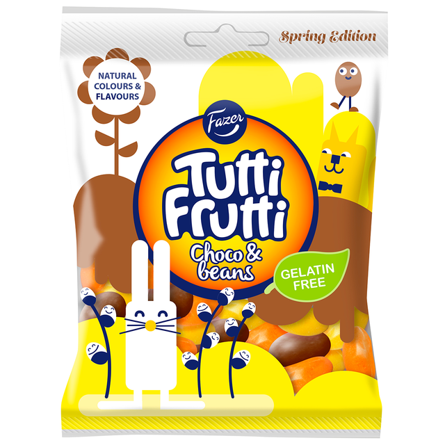 Tutti Frutti Choco Beans 120 g - Fazer Store