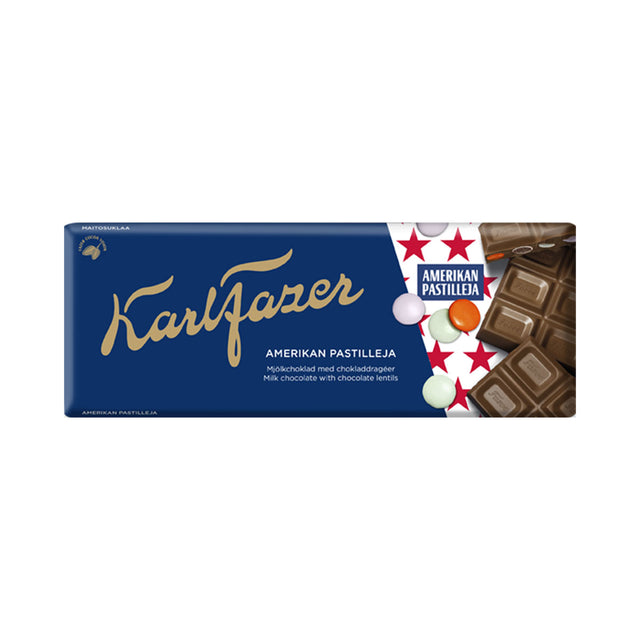 Karl Fazer Amerikanska pastiller 180 g chokladkaka