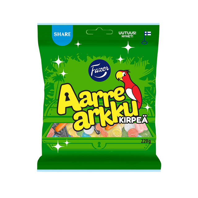Aarrearkku Kirpeä godispåse 220g