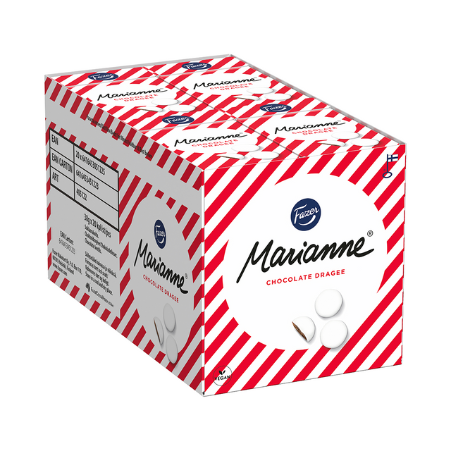 Marianne chokladdragé box 38g flerpack