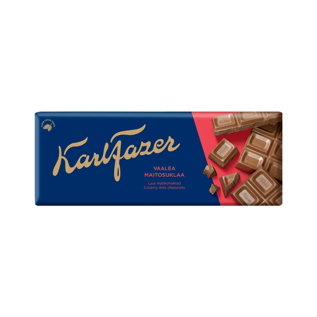 Karl Fazer ljus mjölkchokladkaka 180g