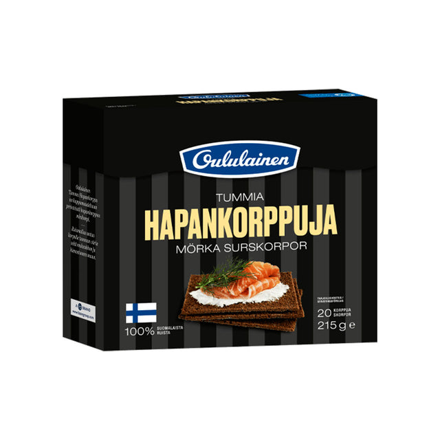 Oululainen Mörka Surskorpor 215 g
