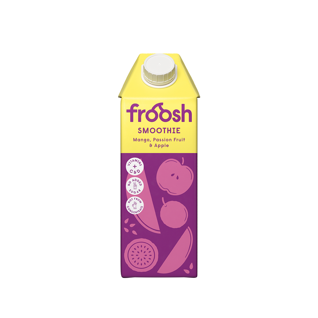 Froosh Smoothie Mango, Passionsfrukt & Äpple 750 ml - Fazer Store