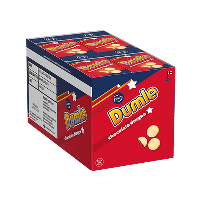 Dumle chokladdragé box 38g flerpack