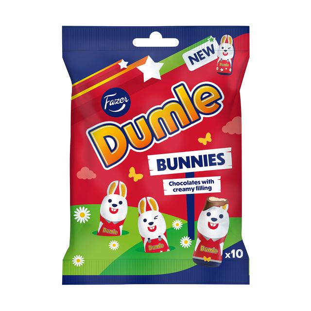 Dumle Bunnies chokladfigurer 122g - Fazer Store