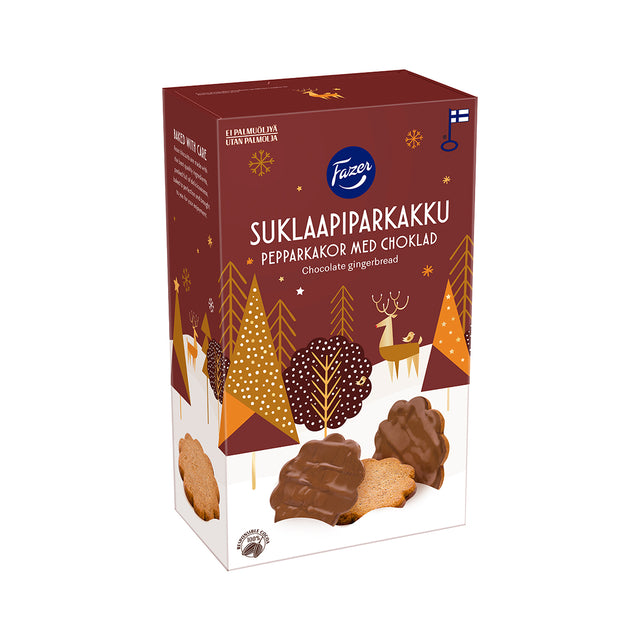 Fazer Pepparkakor med choklad 175g