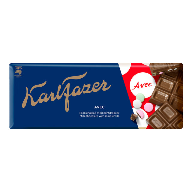 Karl Fazer Avec 180g chokladkaka - Fazer Store