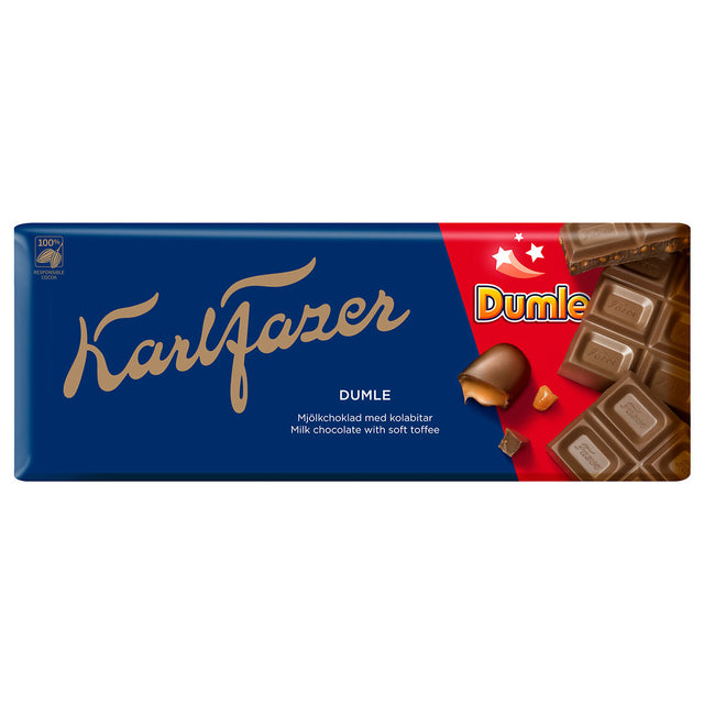 Karl Fazer Dumle chokladkaka 180 g - Fazer Store