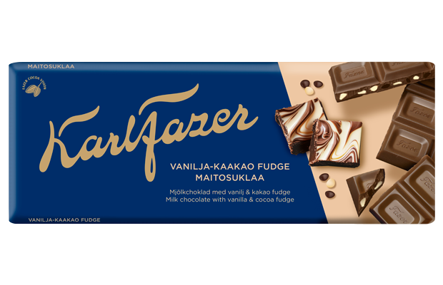 Designa och skicka din egen Karl Fazer Vanilj & kakao fudge (SE) - Fazer Store