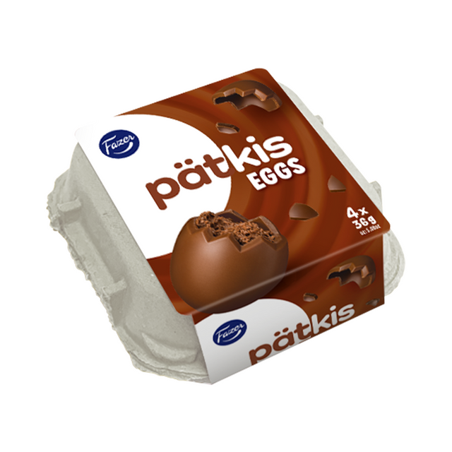 Pätkis Mousseägg 4-pack, 144g