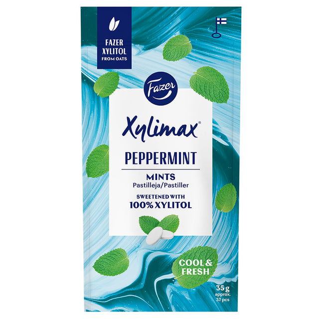 Xylimax Pepparmint helxylitol pastiller 35g