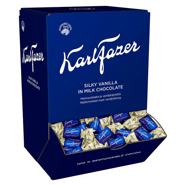 Karl Fazer Silky Vanilla chokladkonfekt 3kg - Fazer Store