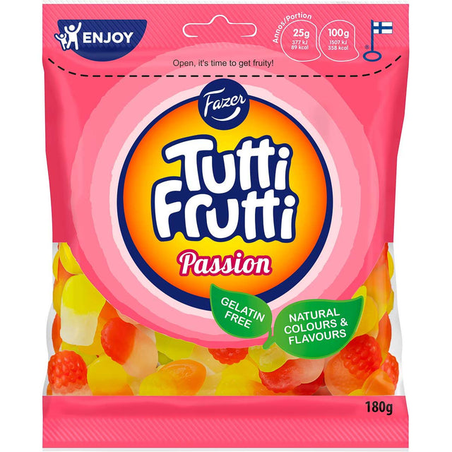 Tutti Frutti Passion 180 g - Fazer Store