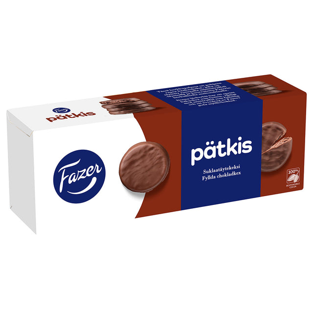 Fazer Pätkis chokladkex 142 g - Fazer Store