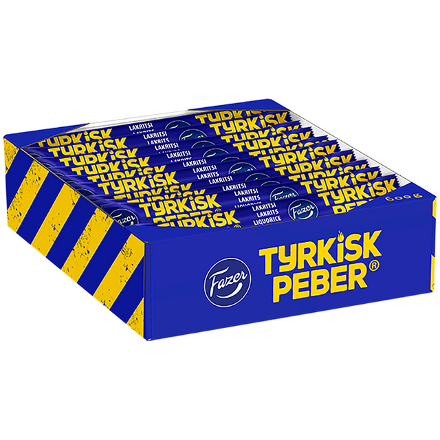 Tyrkisk Peber lakrits 20 g - Fazer Store