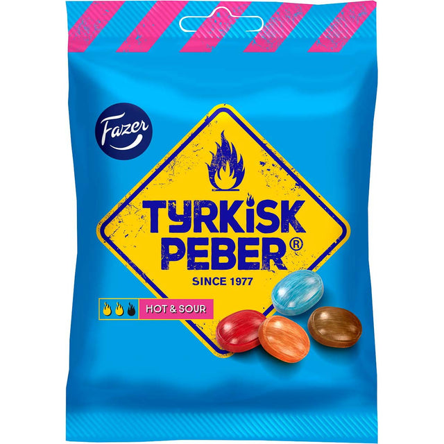 Tyrkisk Peber Hot & Sour 150 g - Fazer Store