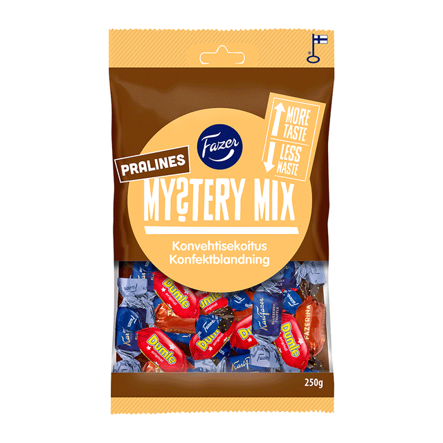 Fazer Mystery Mix Choco chokladpralinpåse 250g - Fazer Store