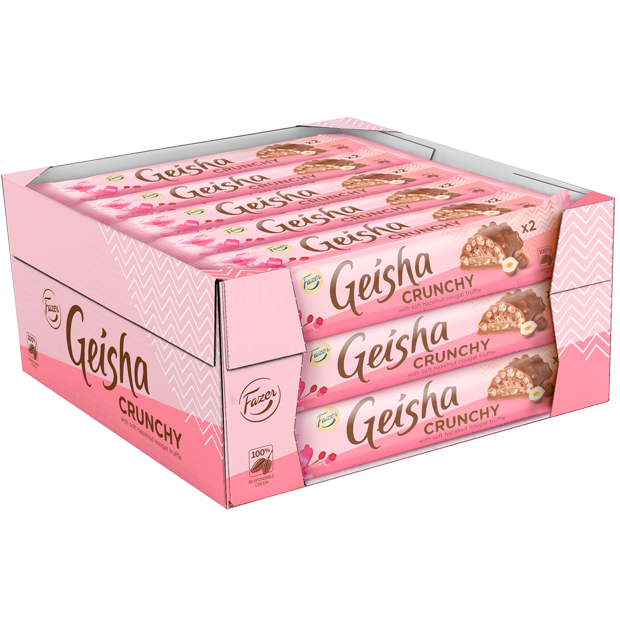 Geisha Crunchy 50 g - Fazer Store