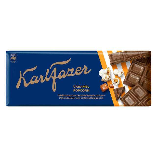 Karl Fazer Caramel Popcorn 200g - Fazer Store