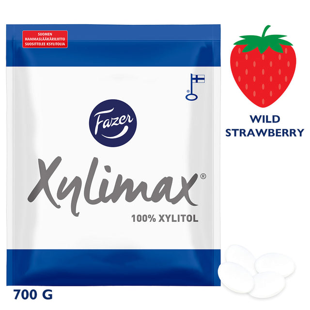 Xylimax Smultron Helxylitol Pastiller 700 g - Fazer Store