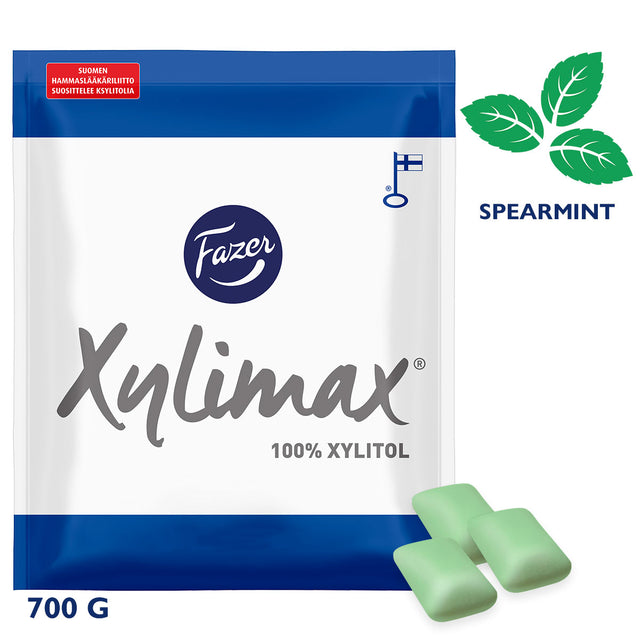 Xylimax Spearmint Helxylitol Tuggummi 700 g - Fazer Store