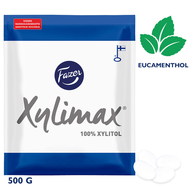 Xylimax Eucamenthol Helxylitol Pastiller 500 g - Fazer Store