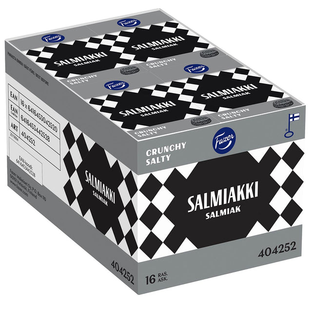 Fazer Salmiakki Crunchy Salty 70g - Fazer Store