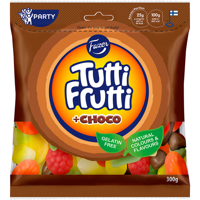 Tutti Frutti +choco 300 g - Fazer Store