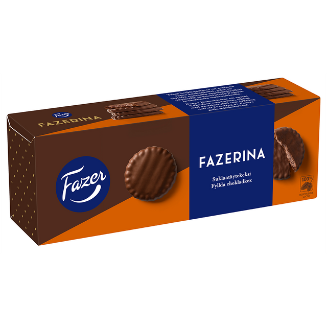 Fazerina choklad kex 142 g - Fazer Store
